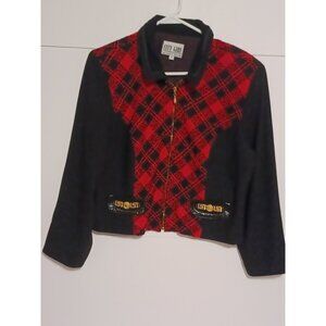 Vintage Nancy Bolen City Girl Womens Size 10 Lined  Zip Up Jacket Long Sleeves